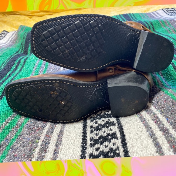 FRYE ☀️ Cognac Harness 12R Boots - Picture 13 of 16